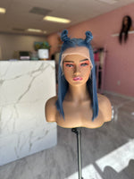 Full Lace 12 inch Baby Blue Bob